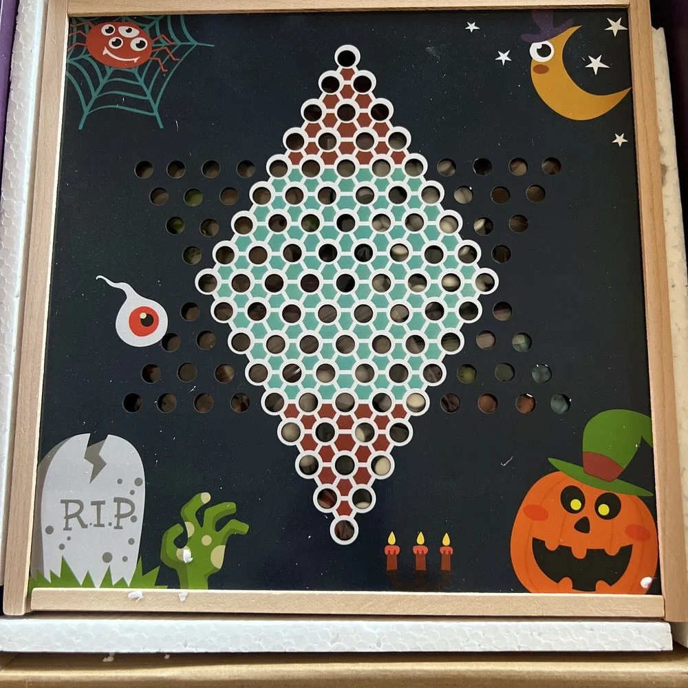 Chinese Wooden Classic Chess Set for Kids Halloween